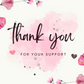 メッセージカード（thank you）